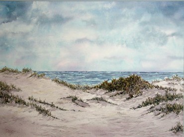 Cape Cod National Sea Shore, Watercolor by Doug DeWolfe of New View