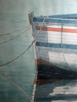 Boat at Rest, Watercolor by Doug DeWolfe of New View